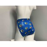 PEACOCK HI-WAIST FULL BOTTOM SIZE LARGE