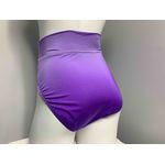 PURPLE FADE HI WAIST FULL BACK BOTTOM SIZE 10 AND 12