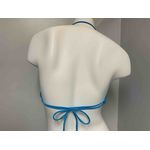 BLUE STRING BANDEAU TOP SIZE SMALL