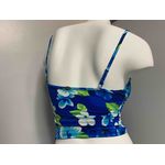 SUNSETS BLUE FLORAL TANKINI SIZE SMALL