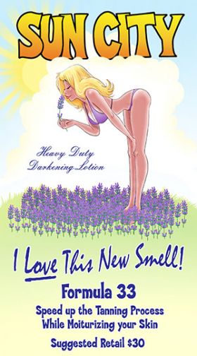 I LOVE THIS NEW SMELL TANNING LOTION FORMULA 33