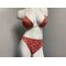 SMALL FLOWERS TRIANGLE TOP WITH MIDWAIST FULL BOTTOM