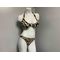 HALTER WITH RING WITH THREE-QUARTER BACK LOW RISE BOTTOMS