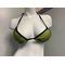 GREEN SHINY TRIANGLE TOP SIZE MEDIUM